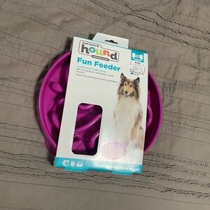 NWT Hound Slow Feed Dog Bowl